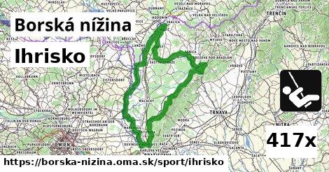 Ihrisko, Borská nížina