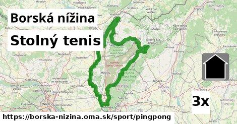 Stolný tenis, Borská nížina