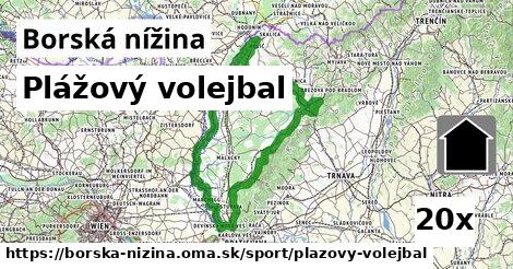 Plážový volejbal, Borská nížina