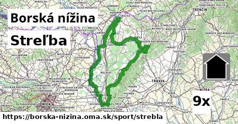 Streľba, Borská nížina