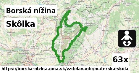 Skôlka, Borská nížina