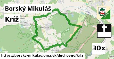 Kríž, Borský Mikuláš