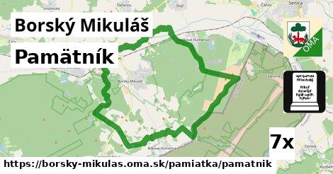 Pamätník, Borský Mikuláš