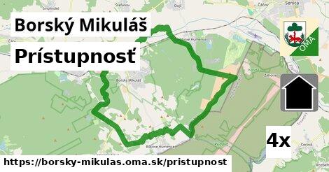 prístupnosť v Borský Mikuláš