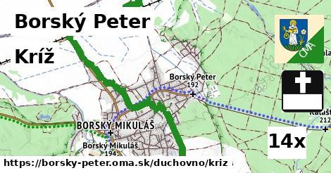 kríž v Borský Peter