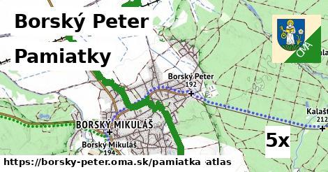 pamiatky v Borský Peter