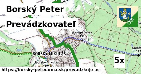 prevádzkovateľ v Borský Peter