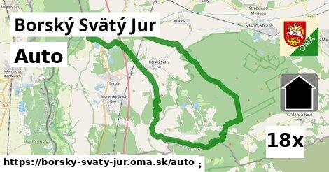 auto v Borský Svätý Jur