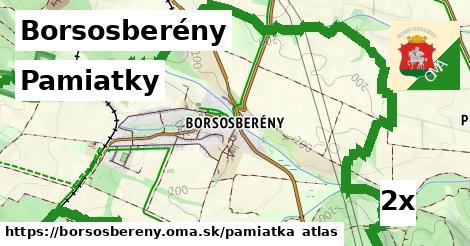 pamiatky v Borsosberény