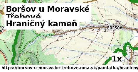 Hraničný kameň, Boršov u Moravské Třebové