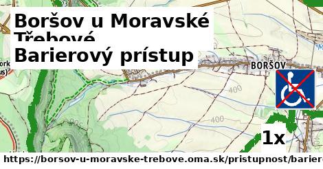 barierový prístup v Boršov u Moravské Třebové