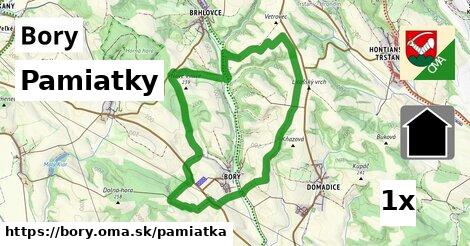 pamiatky v Bory