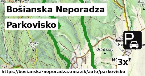 Parkovisko, Bošianska Neporadza