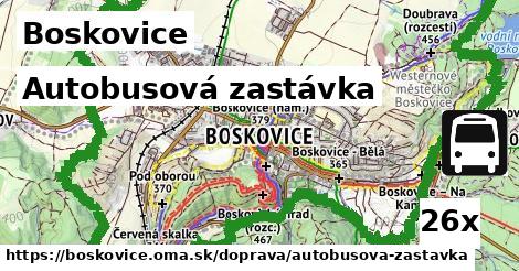 Autobusová zastávka, Boskovice