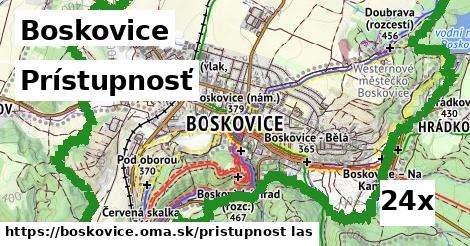 prístupnosť v Boskovice