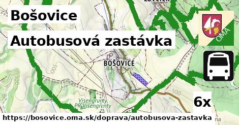 Autobusová zastávka, Bošovice