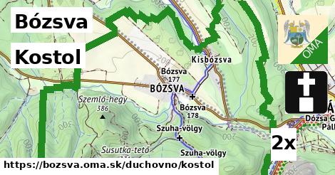 Kostol, Bózsva