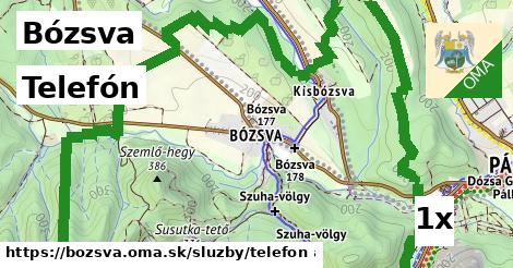 Telefón, Bózsva