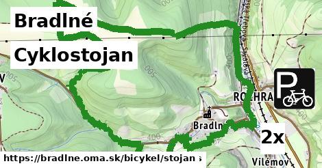 Cyklostojan, Bradlné