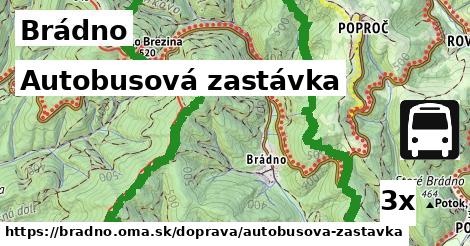 Autobusová zastávka, Brádno