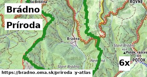 príroda v Brádno