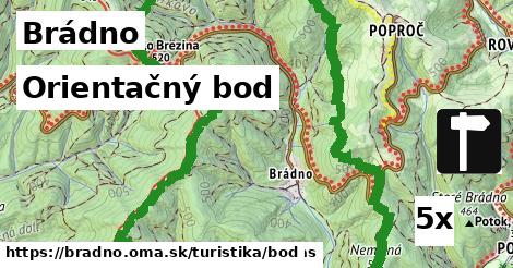 orientačný bod v Brádno