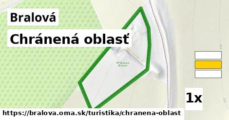 chránená oblasť v Bralová