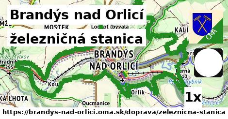 železničná stanica, Brandýs nad Orlicí