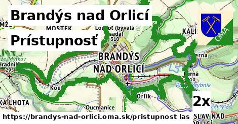 prístupnosť v Brandýs nad Orlicí