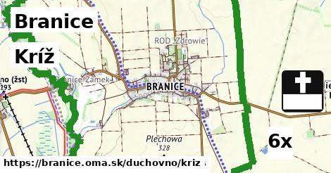 Kríž, Branice