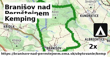 kemping v Branišov nad Pernštejnem