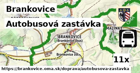 Autobusová zastávka, Brankovice