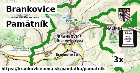 Pamätník, Brankovice