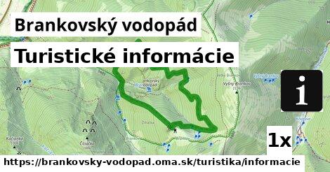 Turistické informácie, Brankovský vodopád