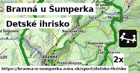 detské ihrisko v Branná u Šumperka