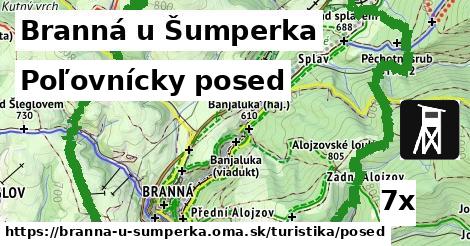 poľovnícky posed v Branná u Šumperka