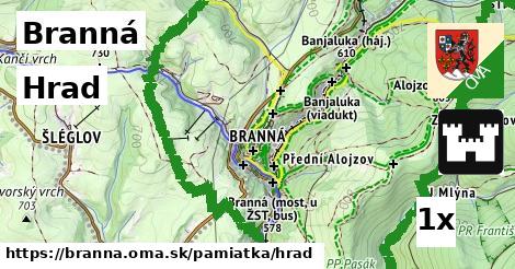 hrad v Branná