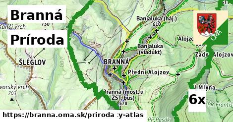 príroda v Branná