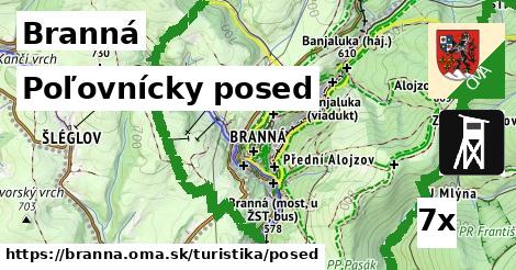 poľovnícky posed v Branná