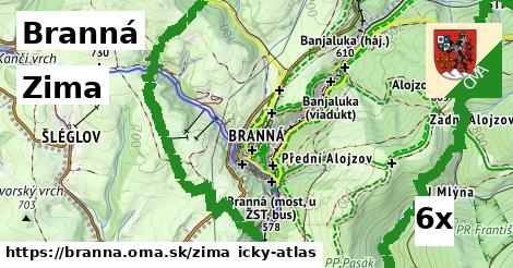 zima v Branná