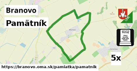 Pamätník, Branovo