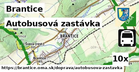 Autobusová zastávka, Brantice