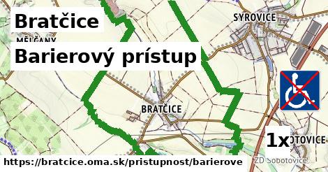 Barierový prístup, Bratčice