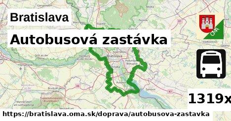 autobusová zastávka v Bratislava