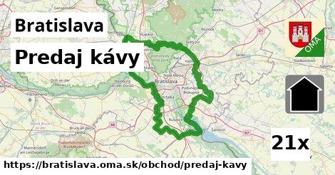 Predaj kávy, Bratislava