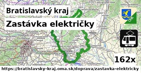 zastávka električky v Bratislavský kraj