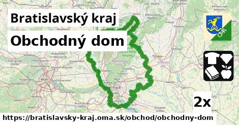 Obchodný dom, Bratislavský kraj