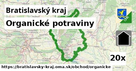 Organické potraviny, Bratislavský kraj