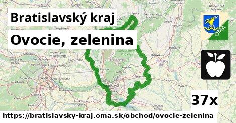 Ovocie, zelenina, Bratislavský kraj