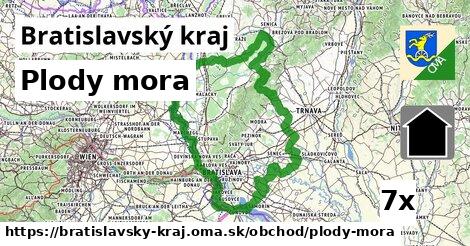 Plody mora, Bratislavský kraj